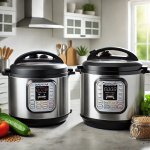 Instant Pot vs pressure cooker comparison in a modern kitchen